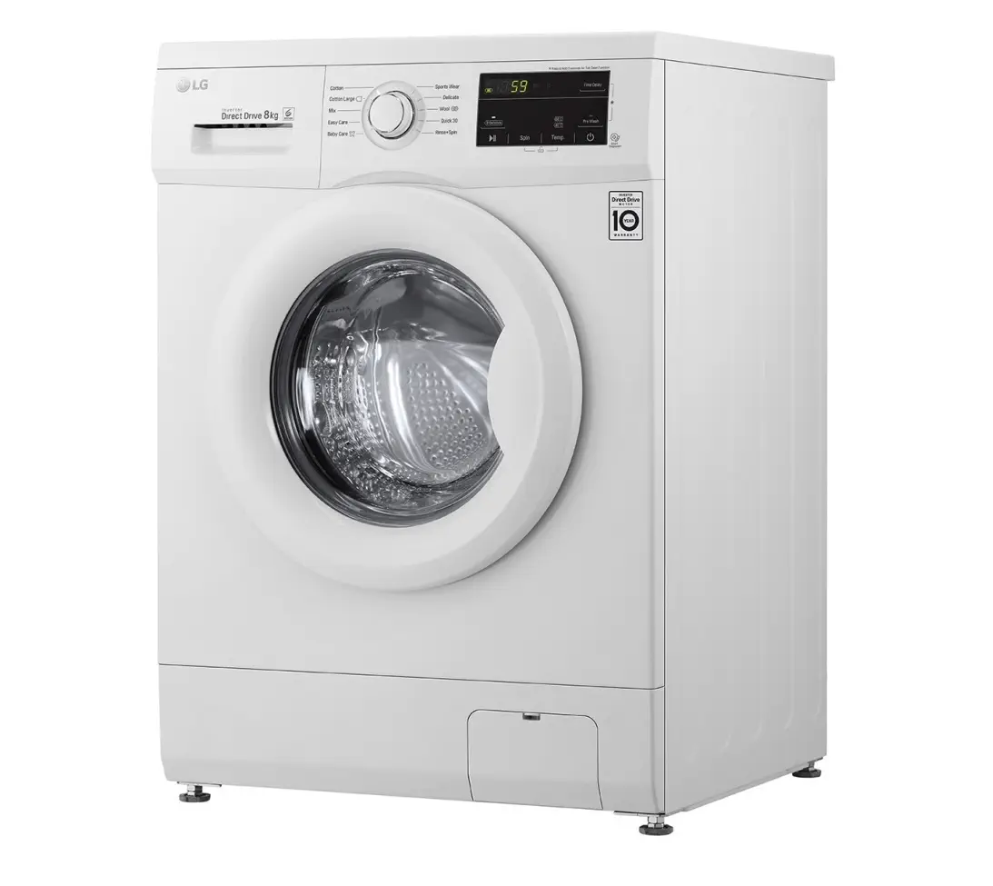 LG FH2J3TDNP0 A+++ 8 Kg 1200 Devir Beyaz Çamaşır Makinesi
