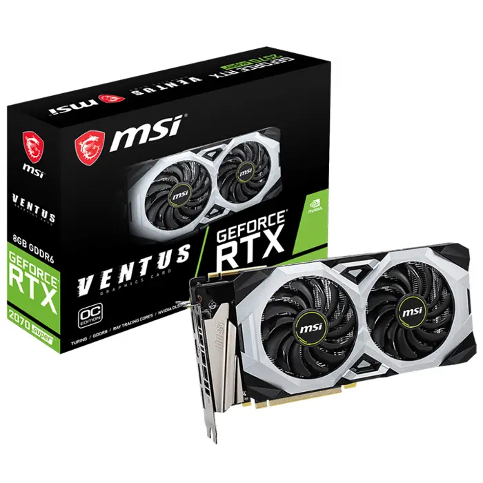 MSI GeForce RTX 2070 Super Ventus OC 8GB GDDR6 256Bit DX12 Gaming Ekran Kartı