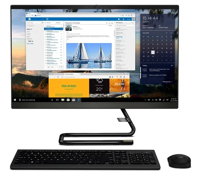 Lenovo IdeaCentre A340 F0E600A7TX Intel Core i5-8400T 8GB 512GB SSD 23.8″ FreeDOS All In One PC