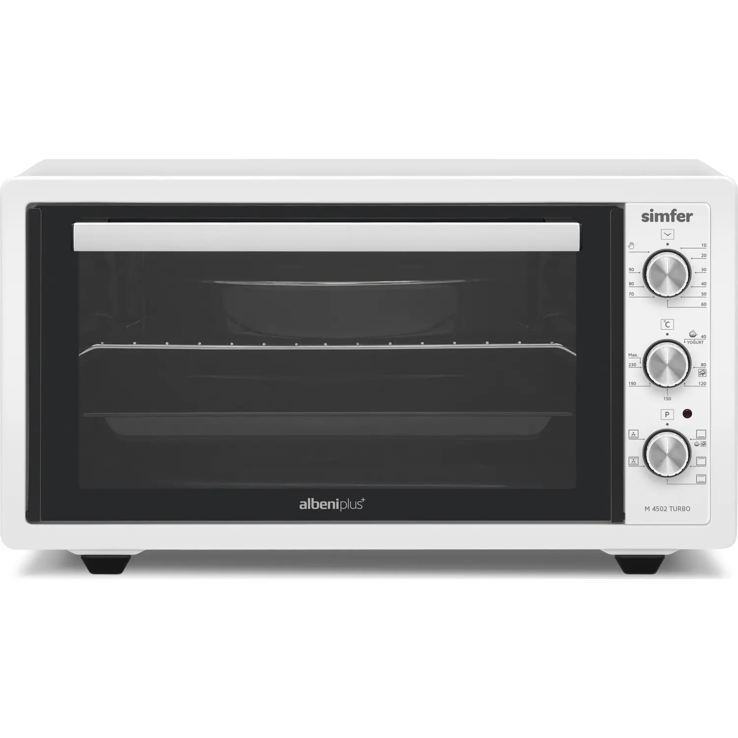  Simfer M4502 Turbo 45 Lt. Beyaz Midi Fırın