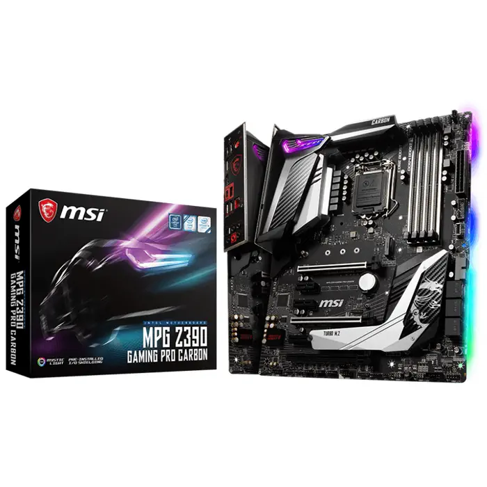 MSI MPG Z390 Gaming Pro Carbon Intel Z390 Soket 1151 DDR4 4400(OC)MHz ATX Gaming Anakart