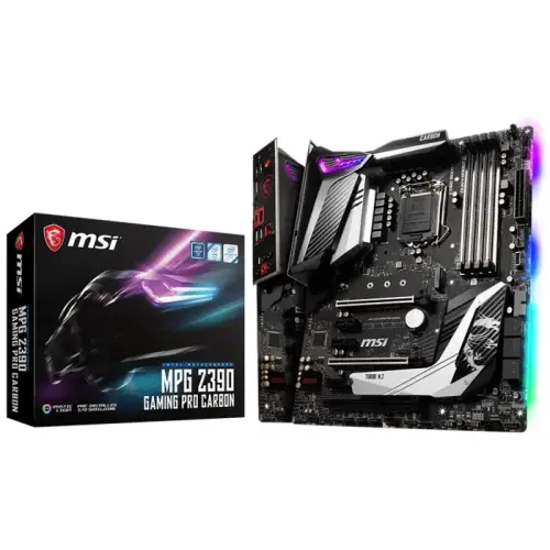 MSI MPG Z390 Gaming Pro Carbon Intel Z390 Soket 1151 DDR4 4400(OC)MHz ATX Gaming Anakart