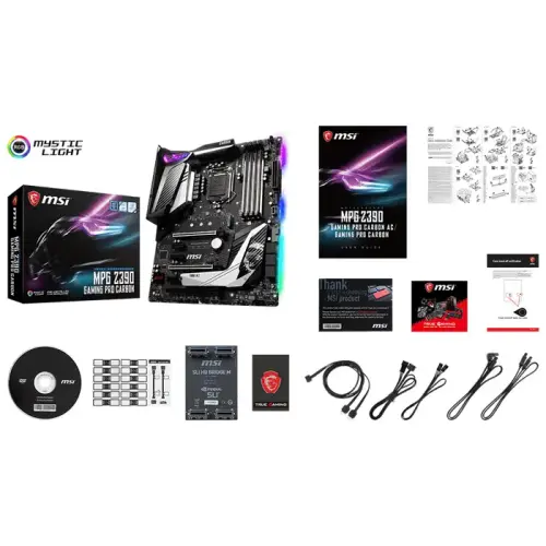 MSI MPG Z390 Gaming Pro Carbon Intel Z390 Soket 1151 DDR4 4400(OC)MHz ATX Gaming Anakart