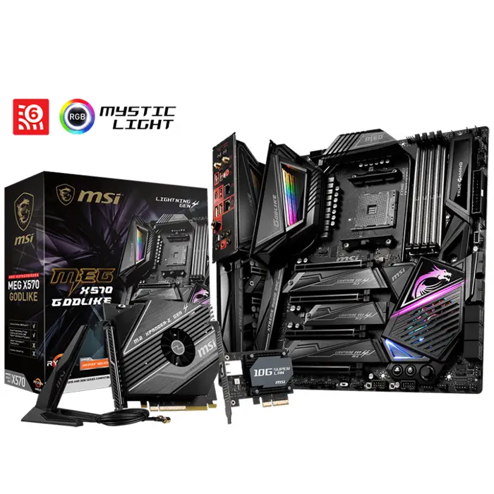 MSI Meg X570 Godlike AMD X570 Soket AM4 DDR4 4800(OC)MHz E-ATX Gaming Anakart