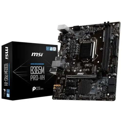 MSI B365M PRO-VH Intel B365 Soket 1151 DDR4 2666MHz mATX Gaming Anakart