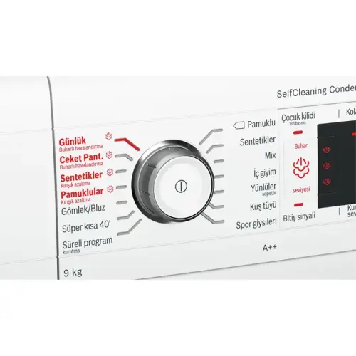 Bosch WTW85562TR A++ 9 Kg Çamaşır Kurutma Makinesi - Beyaz