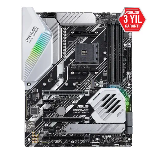 Asus Prime X570-Pro AMD X570 Soket AM4 DDR4 4400(OC)MHz ATX Gaming Anakart