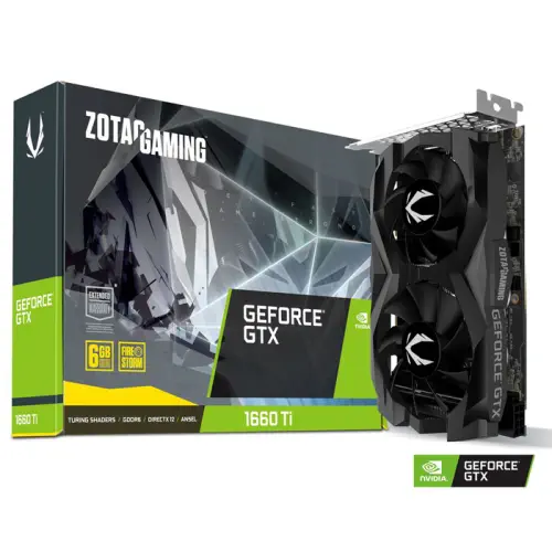 Zotac Gaming GeForce GTX 1660 Ti 6GB GDDR6 192Bit DX12 Gaming Ekran Kartı - ZT-T16610F-10L