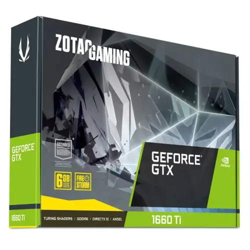 Zotac Gaming GeForce GTX 1660 Ti 6GB GDDR6 192Bit DX12 Gaming Ekran Kartı - ZT-T16610F-10L