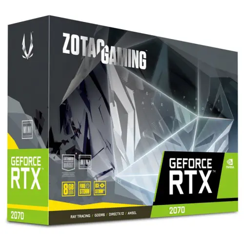 Zotac Gaming GeForce RTX 2070 Mini 8GB GDDR6 256Bit DX12 Gaming Ekran Kartı - ZT-T20700E-10MP