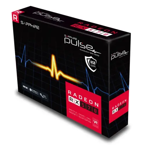 Sapphire Pulse RX 570 8G G5 AMD Radeon RX 570 8GB GDDR5 256Bit DX12 Gaming Ekran Kartı - 11266-66-20G