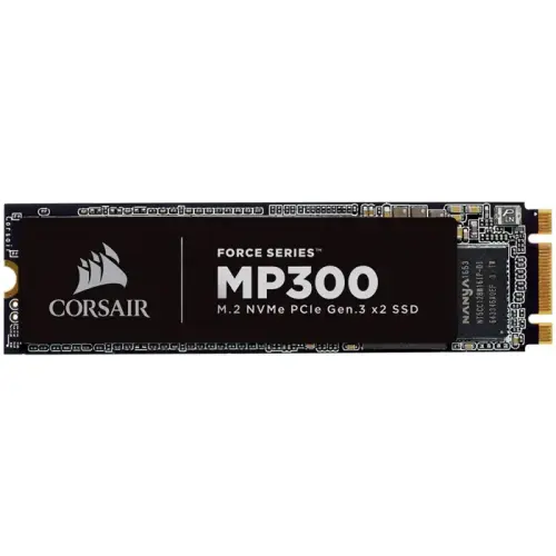 Corsair Force MP300 480GB 1600/1040MB/s M.2 NVMe PCIe SSD Disk - CSSD-F480GBMP300