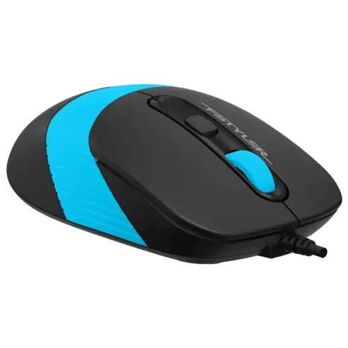 A4 Tech FM10 1600DPI 4 Tuş Optik Kablolu Mavi Mouse
