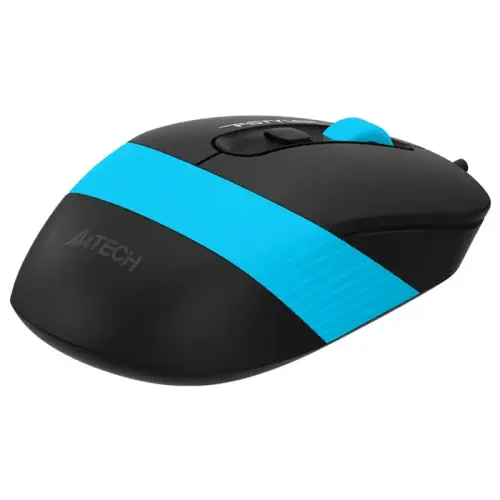 A4 Tech FM10 1600DPI 4 Tuş Optik Kablolu Mavi Mouse