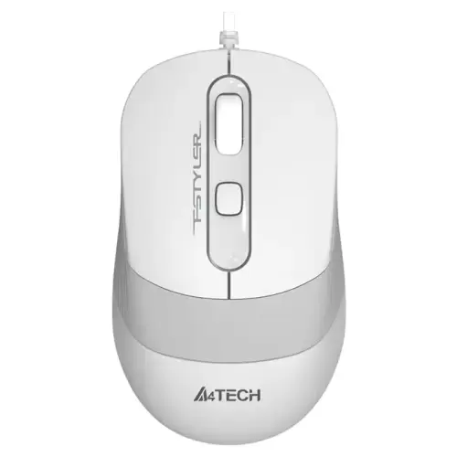 A4 Tech FM10 1600DPI 4 Tuş Optik Kablolu Beyaz Mouse