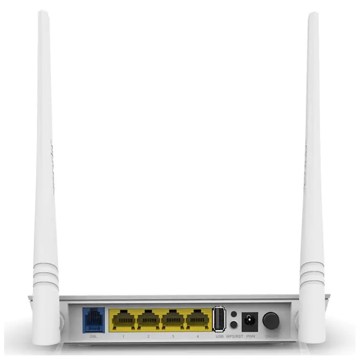 Tenda D301 Wi-Fi-N 4 Port 2 Anten USB ADSL2+ 300Mbps Kablosuz Modem Router