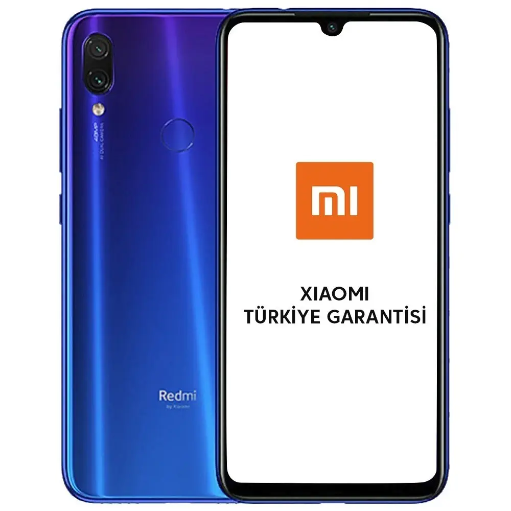 Xiaomi Redmi Note 7 64GB Mavi Cep Telefonu - Xiaomi Türkiye Garantili