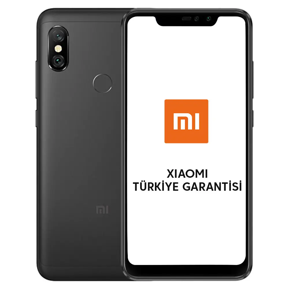 Xiaomi Redmi Note 6 Pro 64GB Siyah Cep Telefonu - Xiaomi Türkiye Garantili
