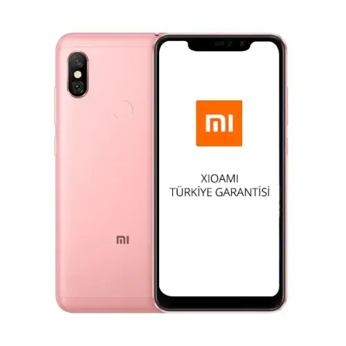 Xiaomi Redmi Note 6 Pro 64GB Pembe Cep Telefonu - Xiaomi Türkiye Garantili