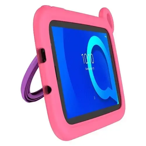 Alcatel 1T 8GB 7″ Pembe Kılıf Hediyeli Siyah Tablet - Alcatel Türkiye Garantili