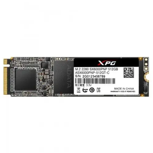 Adata XPG SX6000 Pro ASX6000PNP-512GT-C 512GB 2100/1500 MB/s PCIe Gen3x4 M.2 SSD Disk
