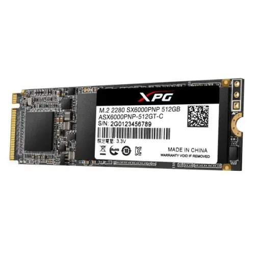 Adata XPG SX6000 Pro ASX6000PNP-512GT-C 512GB 2100/1500 MB/s PCIe Gen3x4 M.2 SSD Disk
