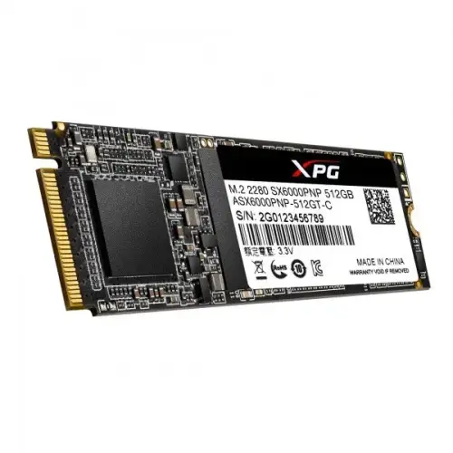 Adata XPG SX6000 Pro ASX6000PNP-512GT-C 512GB 2100/1500 MB/s PCIe Gen3x4 M.2 SSD Disk