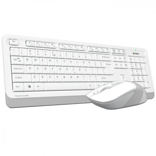 Konaklama Seyahat dağlık  A4 Tech FG1010 USB TR Q Beyaz Kablosuz Klavye Mouse Set - incehesap.com