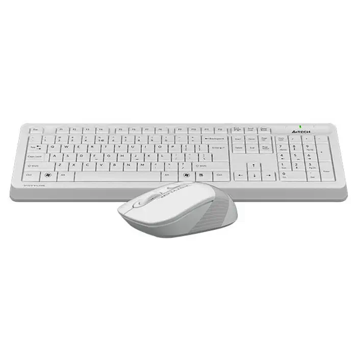 A4 Tech FG1010 USB TR Q Beyaz Kablosuz Klavye Mouse Set