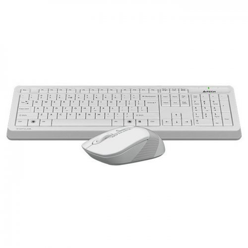 A4 Tech FG1010 USB TR Q Beyaz Kablosuz Klavye Mouse Set 