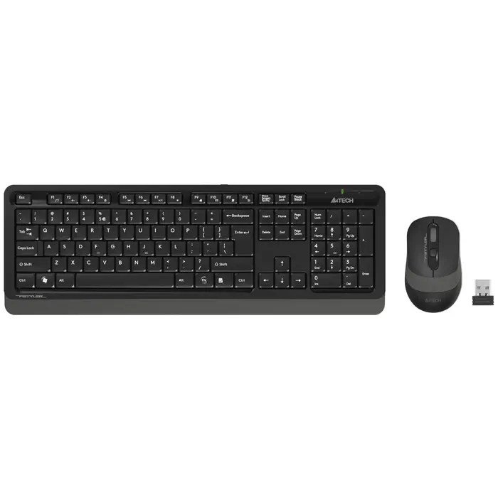A4 Tech FG1010 USB TR Q Gri Kablosuz Klavye Mouse Set