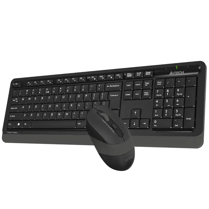 A4 Tech FG1010 USB TR Q Gri Kablosuz Klavye Mouse Set