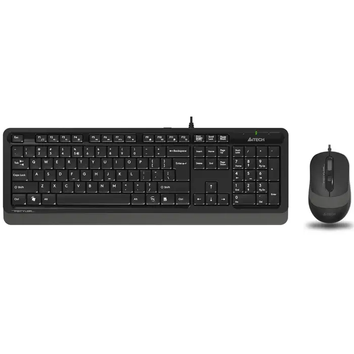 A4 Tech F1010 Gri USB Klavye Mouse Set