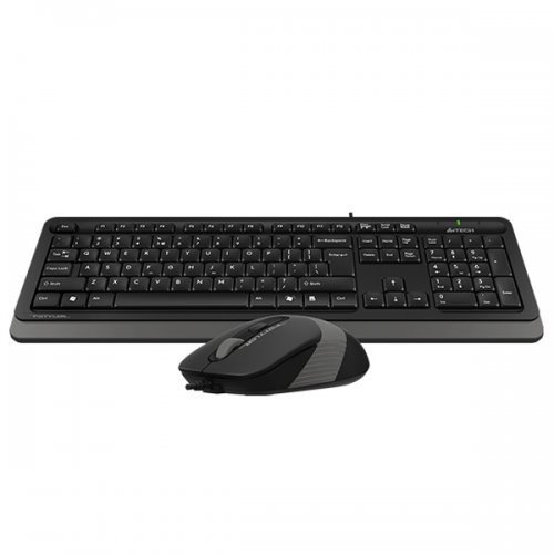 A4 Tech F1010 Gri USB Klavye Mouse Set