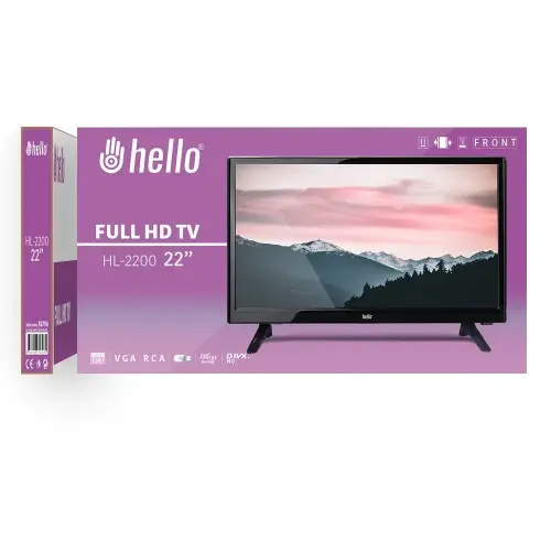 Hello HL-2200 22 inç 55 Ekran Full HD LED Tv