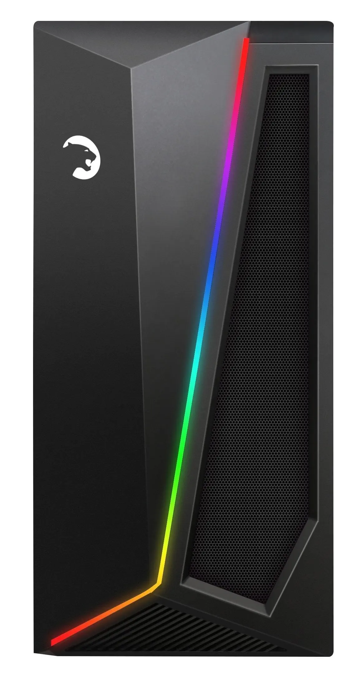 GamePower Dark Side 1x120mm ARGB Fan ARGB Led Bar Temperli Cam Gaming Mid ATX Kasa
