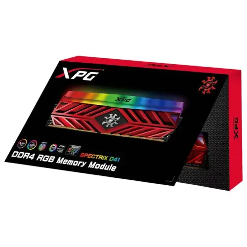 Adata XPG Spectrix D41 AX4U320038G16-SR41 8GB (1x8GB) DDR4 3200MHz Kırmızı Gaming (Oyuncu) Ram