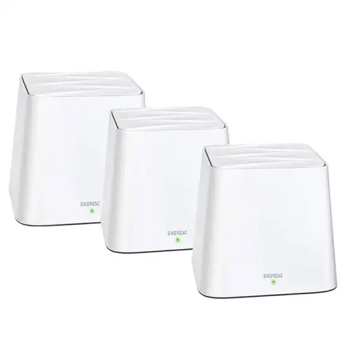 Everest Finix MW3-3P 2.4GHz/5GHz AC1200 IEEE802.3, IEEE802.3u 3`lü Mesh Kablosuz AC Router