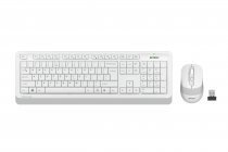 A4 Tech FG1010 USB TR Q Beyaz Kablosuz Klavye Mouse Set