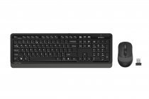 A4 Tech FG1010 USB TR Q Gri Kablosuz Klavye Mouse Set