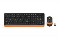 A4 Tech FG1010 USB TR Q Turuncu Kablosuz Klavye Mouse Set