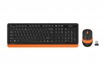 A4 Tech FG1010 USB TR Q Turuncu Kablosuz Klavye Mouse Set