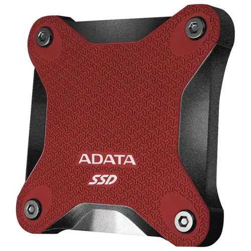 Adata SD600Q ASD600Q-240GU31-CRD 2.5” 240GB 440/430MB/s USB 3.2 Kırmızı Taşınabilir SSD Disk