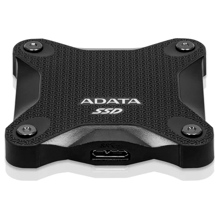Adata SD600Q ASD600Q-240GU31-CBK 2.5” 240GB 440/430MB/s USB 3.2 Siyah Taşınabilir SSD Disk
