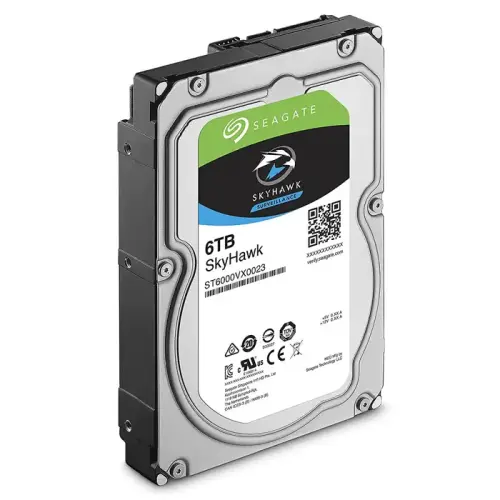 Seagate Skyhawk 3.5″ 6TB Sata 3.0 256MB 7200Rpm 7/24 Güvenlik Disk - ST6000VX0023