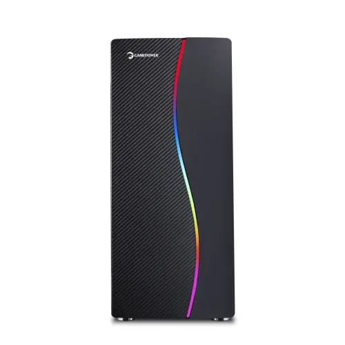 GamePower Aether 1x120mm ARGB Fan ARGB Led Gaming Mid ATX Kasa