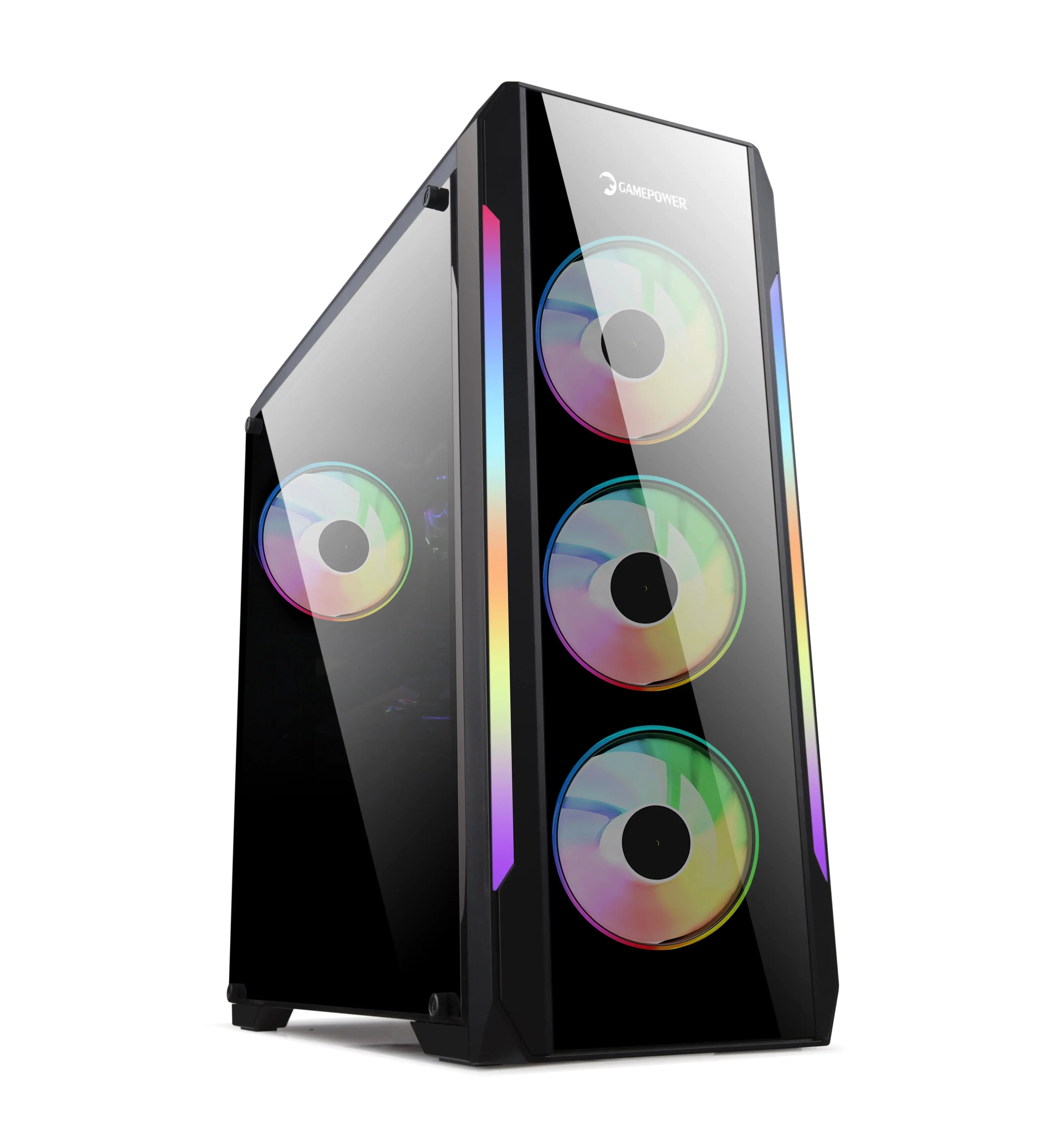 GamePower Wraith 4x120mm ARGB Fan ARGB LED Bar Gaming ATX RGB Kontrolcüsü ve Uzaktan Kumanda Kasa