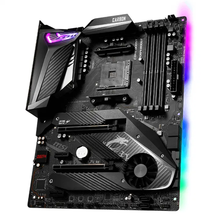 MSI Mpg X570 Gaming Pro Carbon Wi-Fi AMD X570 Soket AM4 DDR4 4400(OC)Mhz ATX Gaming(Oyuncu) Anakart