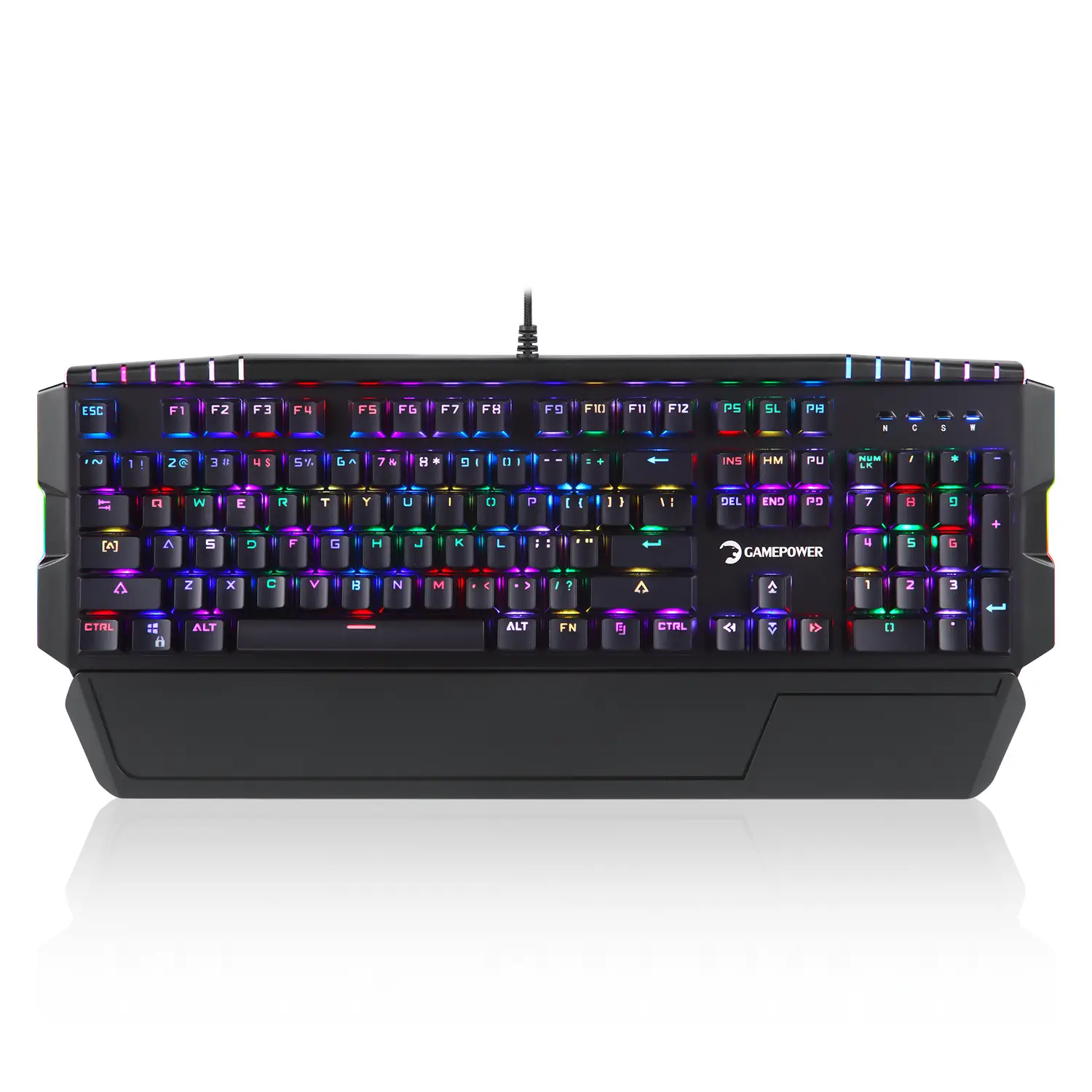 GamePower Katana Outemu Blue Switch USB RGB Gaming Mekanik Klavye