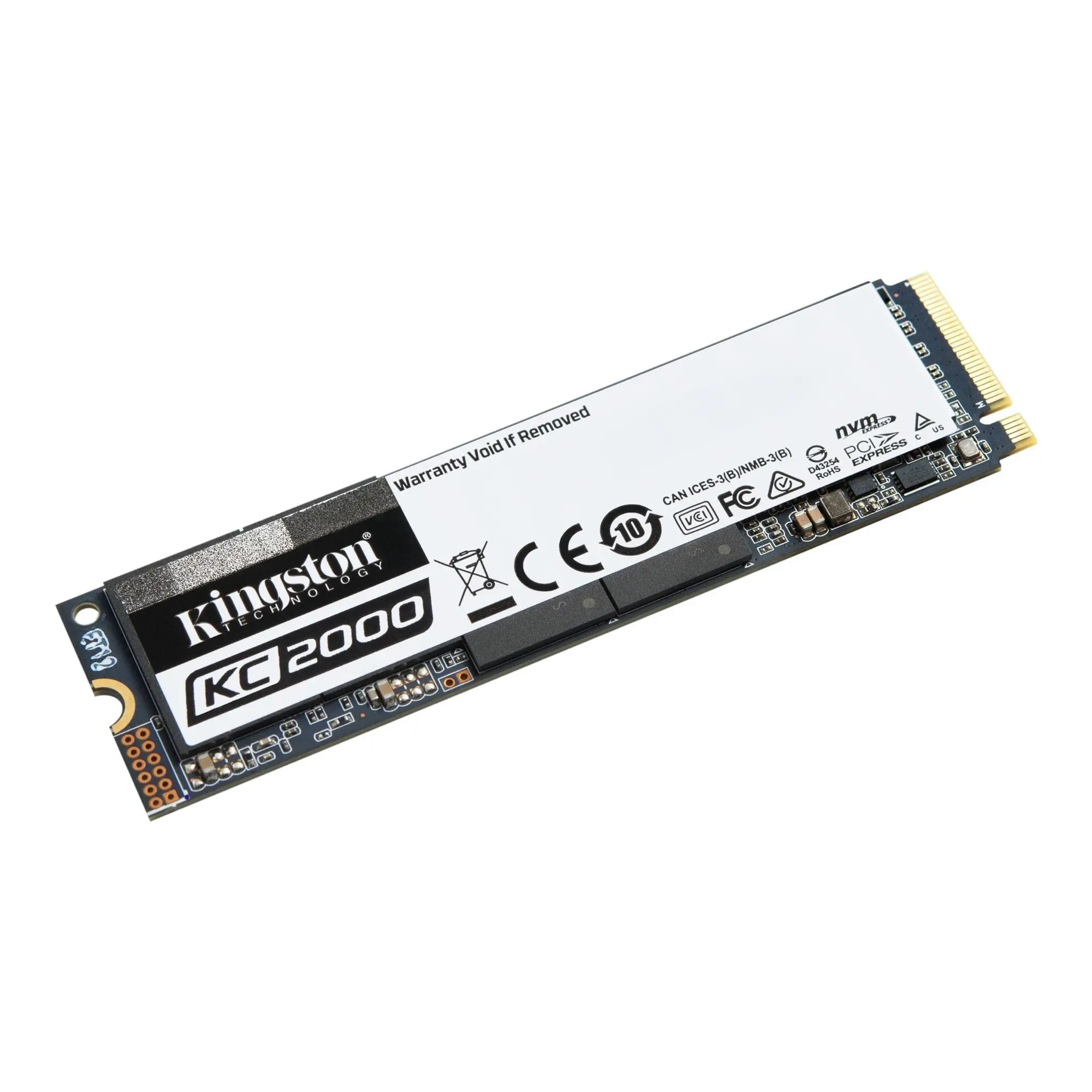 Kingston KC2000 500GB 3000/2000MB/s M.2 SSD Disk - SKC2000M8/500G